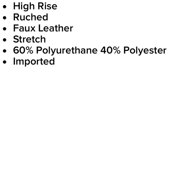 Fashion Nova Pants & Jumpsuits Leather Leggings Poshmark